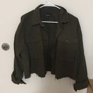 Topshop Cropped Jacket